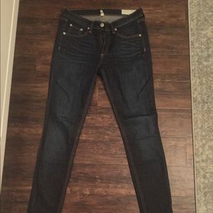 Rag and bone dark denim jeans